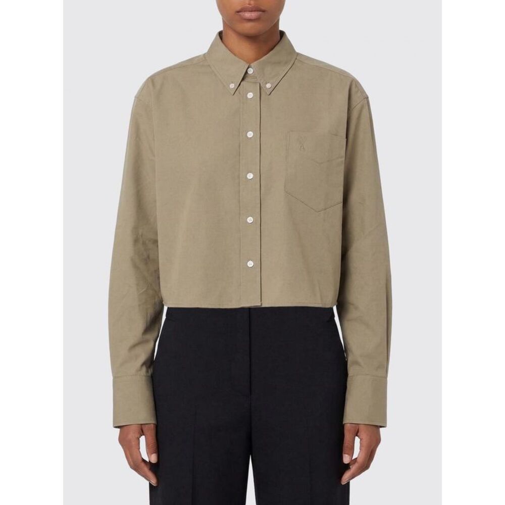 Ami Paris Shirt Woman Beige
